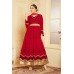 RED MAXI XXL PLUS SIZE INDIAN PARTY WEDDING ANARKALI SUIT 