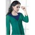 GREEN AND BLUE READYMADE GEORGETTE KURTI