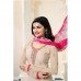 4563 ALMOND BUFF AND PINK KASEESH SILKINA ROYAL CREPE PARTY WEAR SUIT