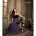 Black Velvet with Violet Georgette Anarkali Dress By Maisha Crush (Ma2201)