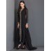 STUNNING BLACK LONG READY MADE DRESS