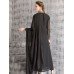 STUNNING BLACK LONG READY MADE DRESS