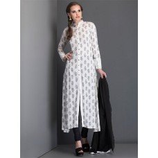 TOFU BLOCK PRINT SLIT STYLE KURT AND CHURIDAAR READY MADE SUIT